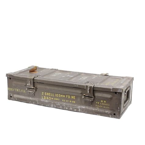 surplus 105mm ammo box